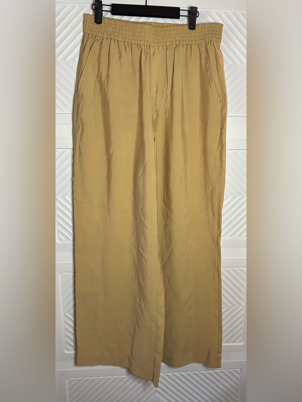 Madewell Wide-Leg Pants in Tan